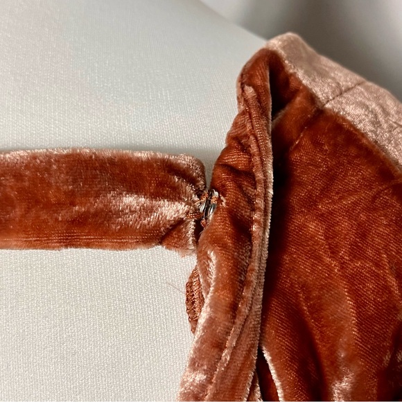 NWT Free People Velvet Babydoll Dress Backless Oversized XL Whimsigoth Bohemian - Picture 7 of 16